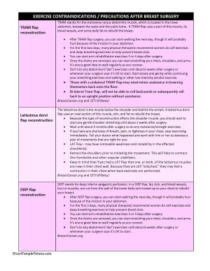 16 BREAST SURGERY EXERCISE PRECAUTIONS AND CONTRAINDICATIONS_Page_1